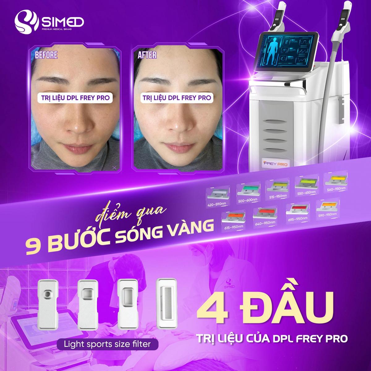 DPL FREY PRO - THẾ HỆ DPL MỚI NHẤT - TRIỆT LÔNG, TRẺ HÓA, ĐIỀU TRỊ MỤN