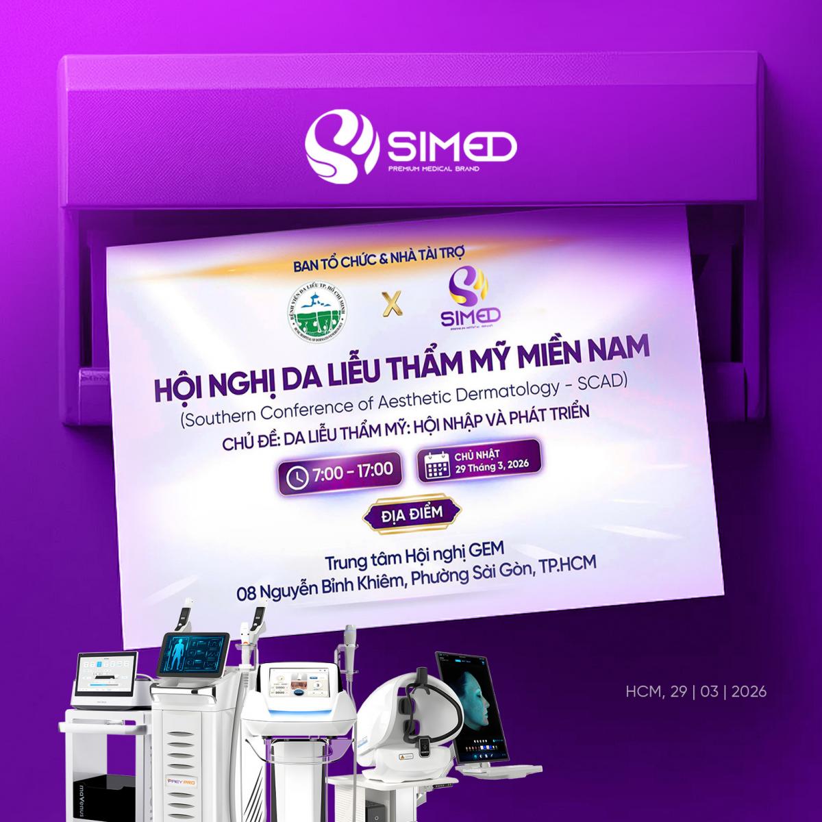SIMED VIETNAM TÁI ĐỊNH NGHĨA CÔNG NGHỆ THẨM MỸ CHUẨN QUỐC TẾ TẠI HỘI NGHỊ DA LIỄU VIỆT NAM